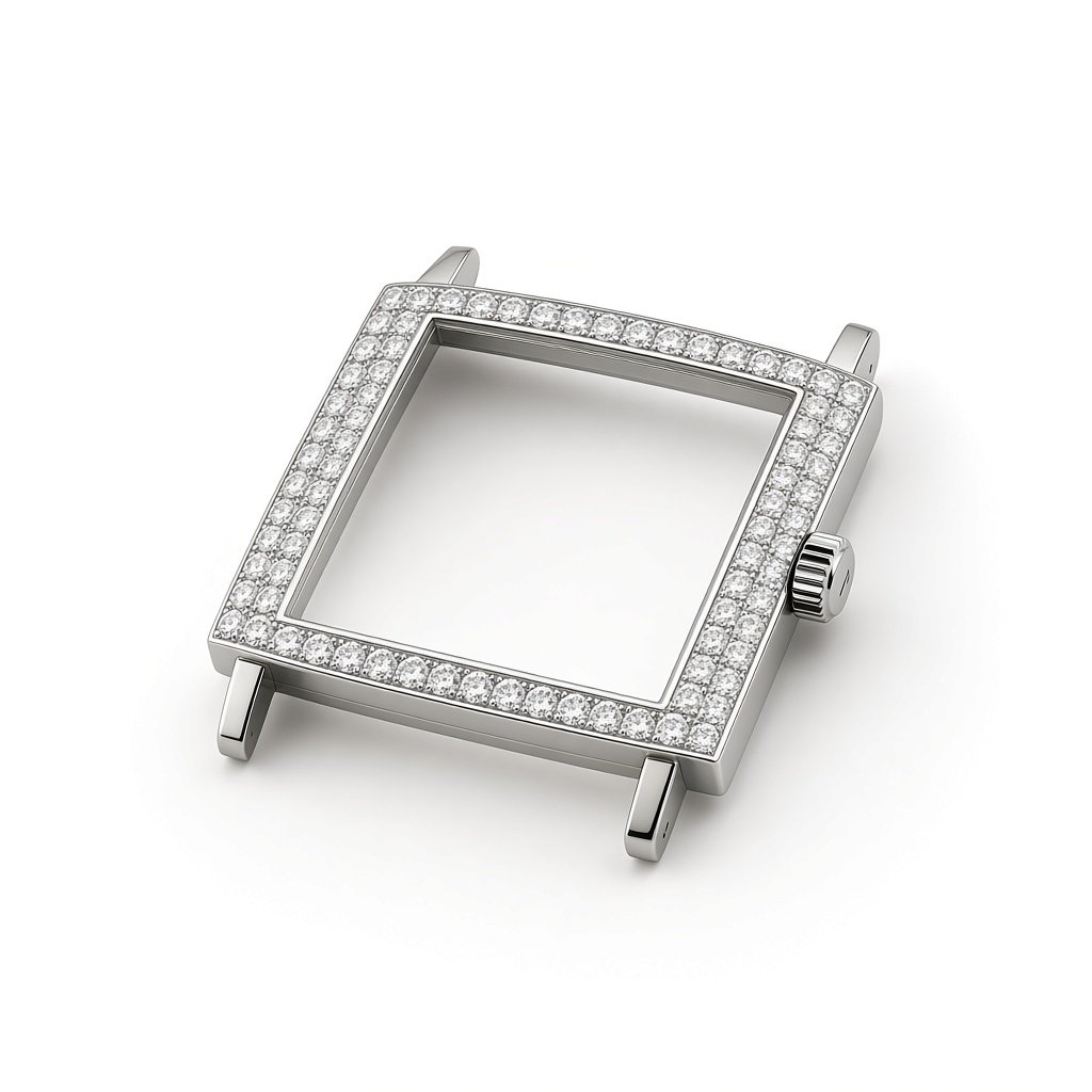 CD003 Stainless steel cases Square, diamond