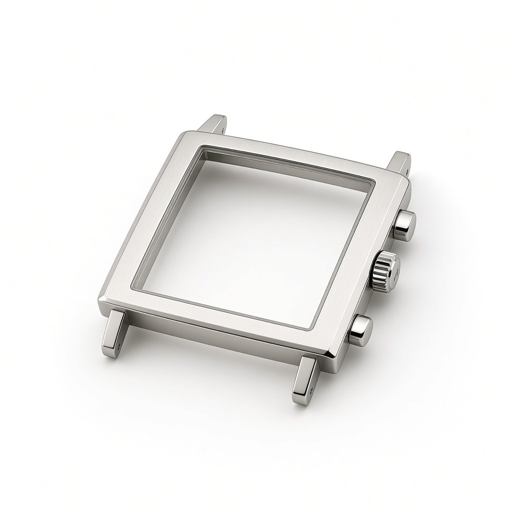 CQ003 Stainless steel cases Sport square