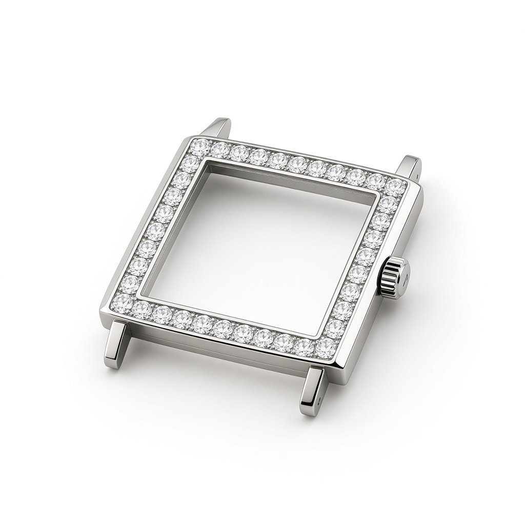 CZ003 Stainless steel cases Square, CZ