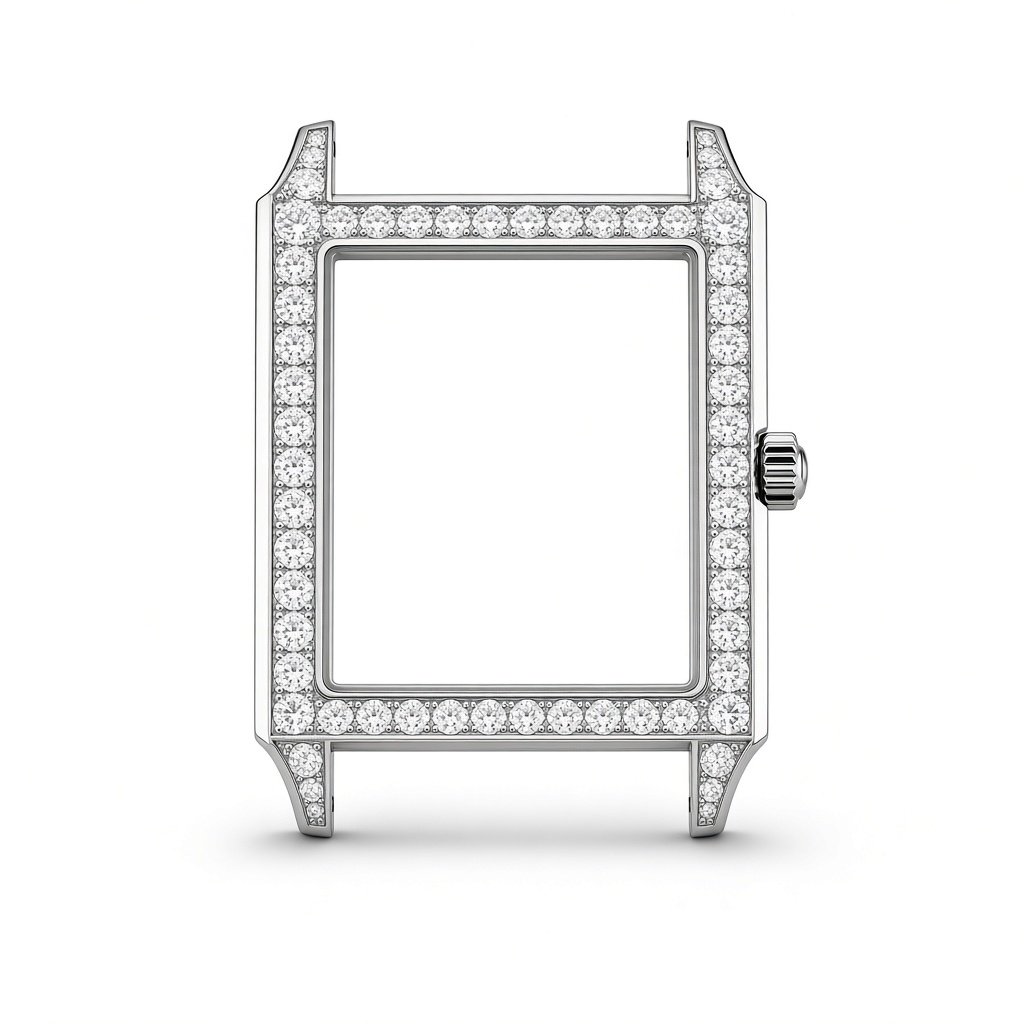 CZ004 Stainless steel cases Square, CZ