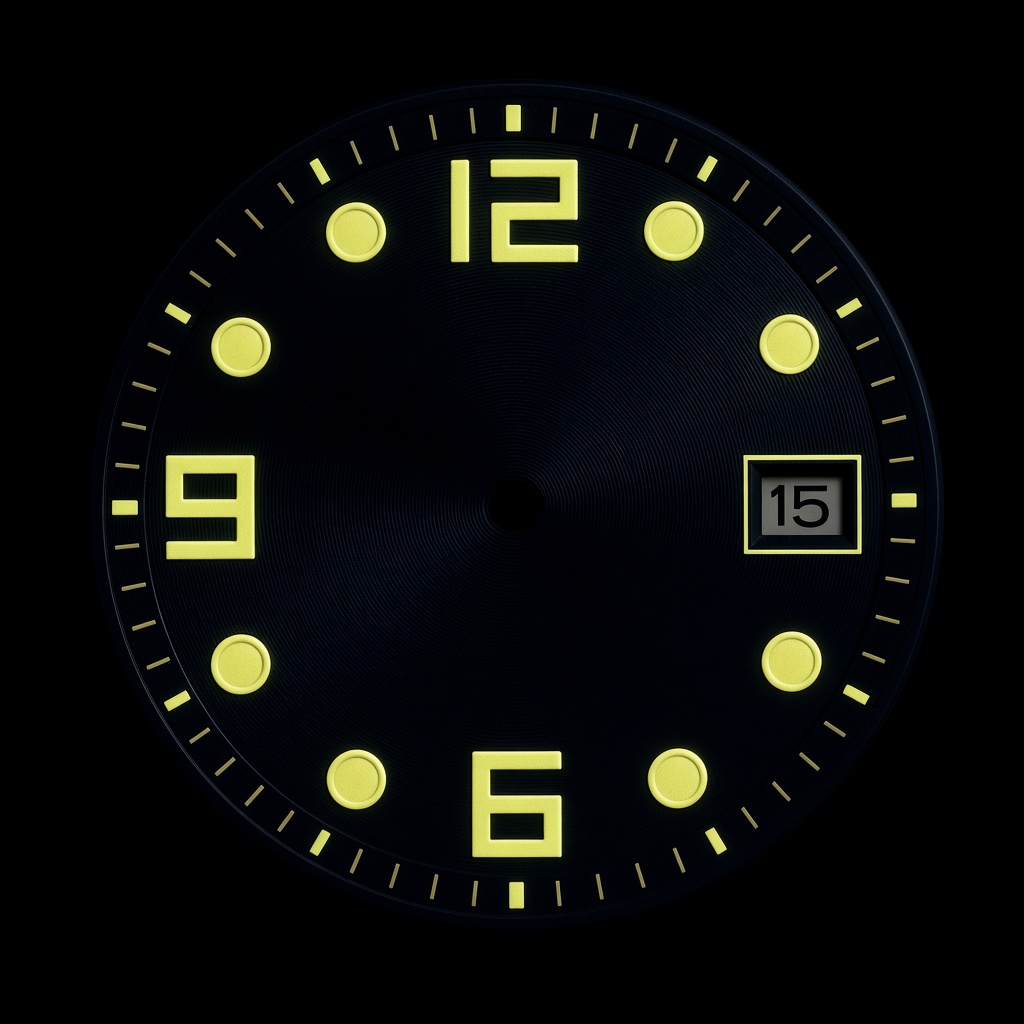 J002 Japanese lume dials Darkroom glow