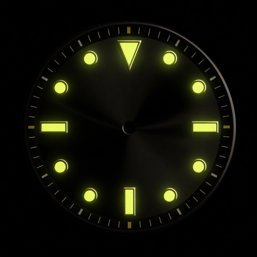 J003 Japanese lume dials Darkroom glow